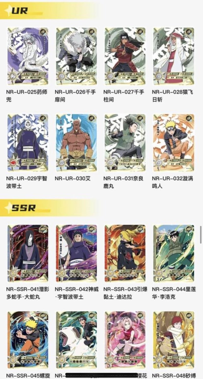 Naruto Kayou Tier 1 Wave 2 Box