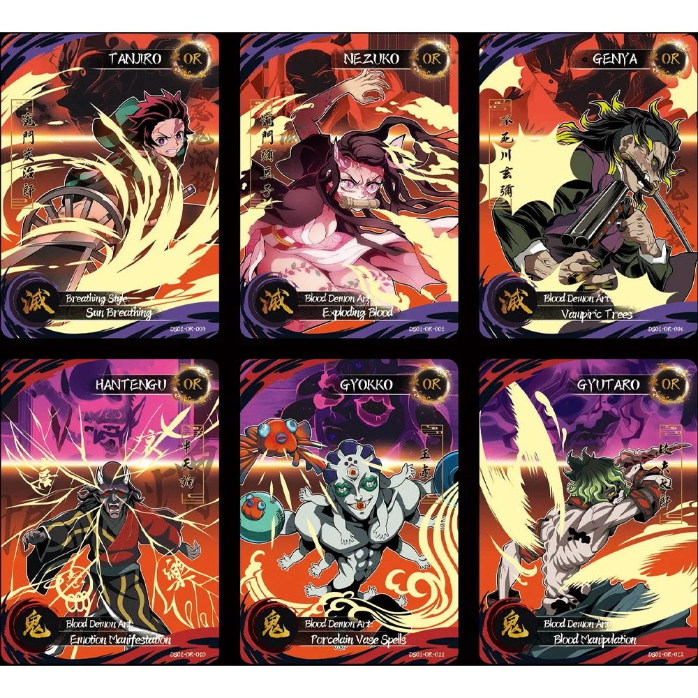 Demon Slayer Premium Trading Card Booster Box – 13 Packs, 25 Cards Total, Senka Series, Chinese Edition