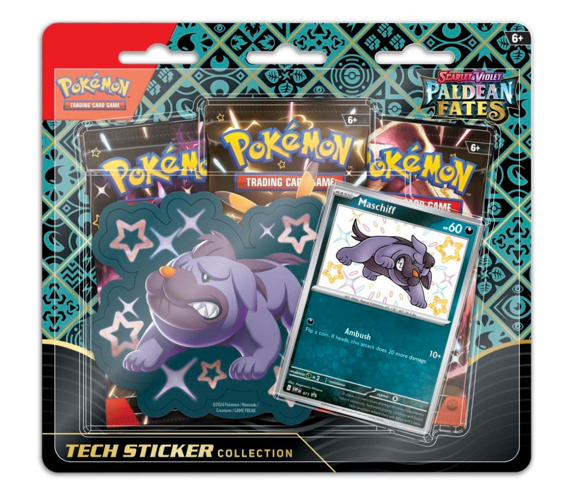 Pokemon TCG: Scarlet & Violet-Paldean Fates Tech Sticker Collection