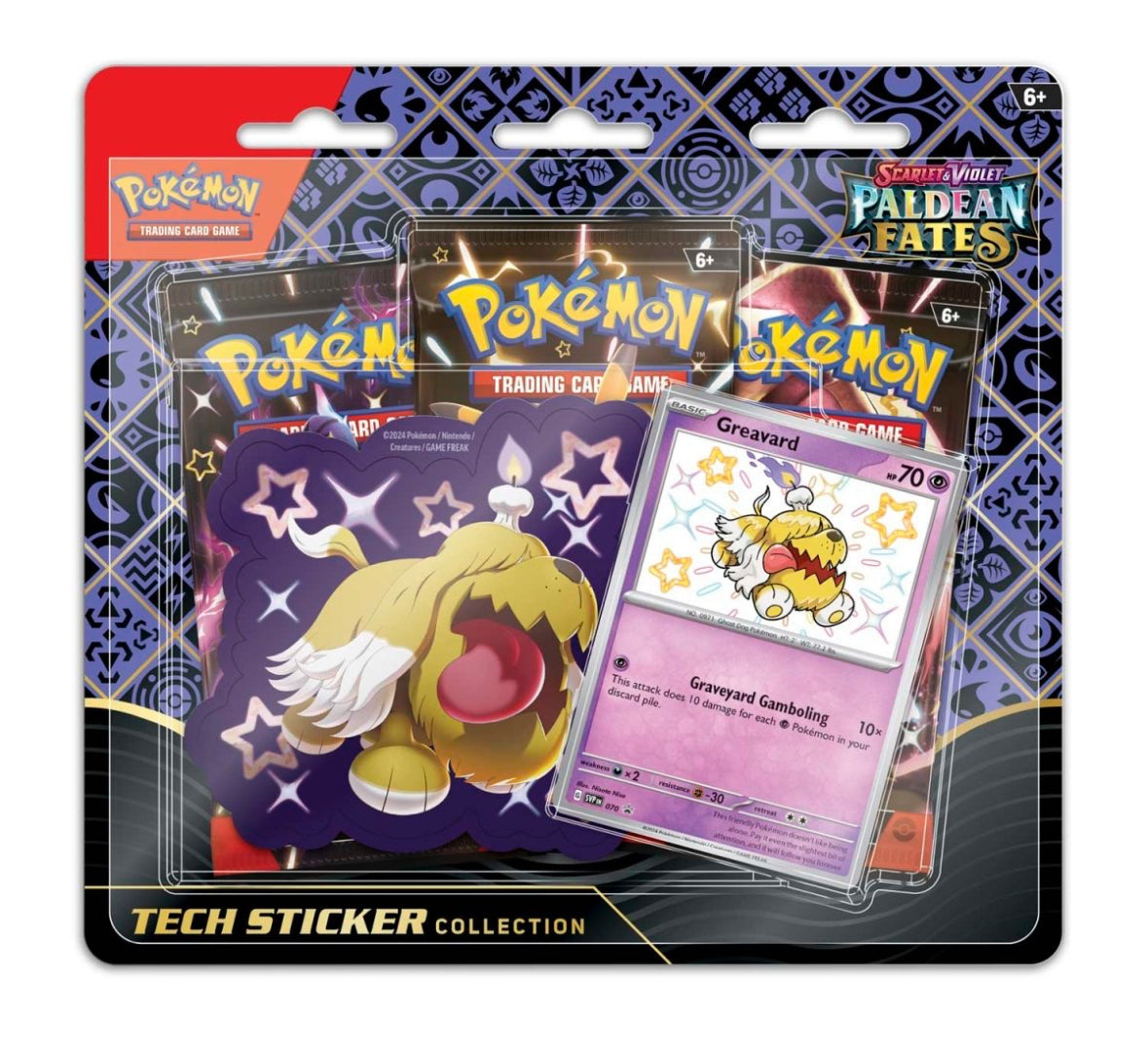 Pokemon TCG: Scarlet & Violet-Paldean Fates Tech Sticker Collection