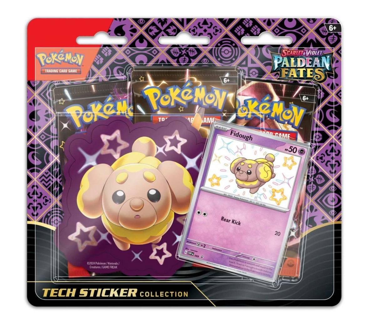 Pokemon TCG: Scarlet & Violet-Paldean Fates Tech Sticker Collection