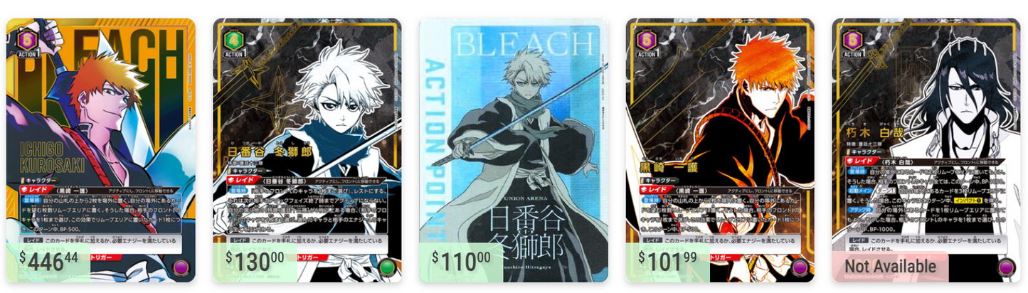 BLEACH Thousand-Year Blood War [UA08BT] Union Arena