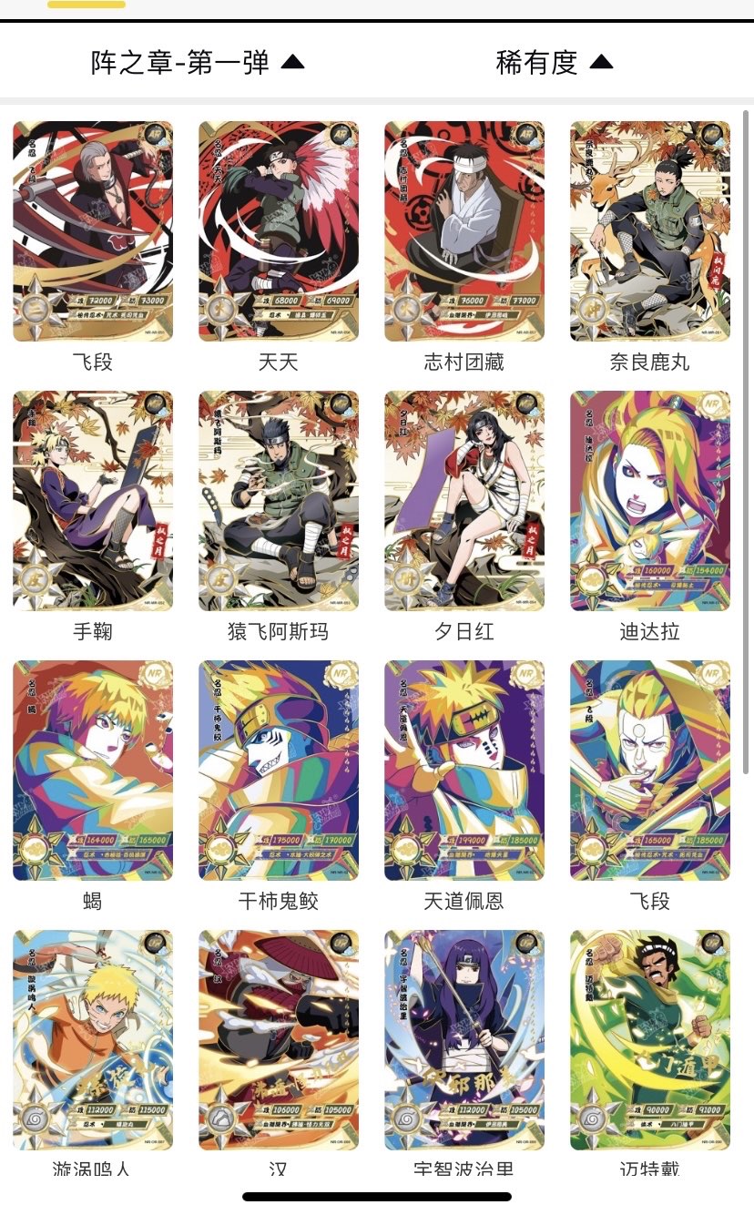 Naruto Kayou Tier 3 Wave 5 Box